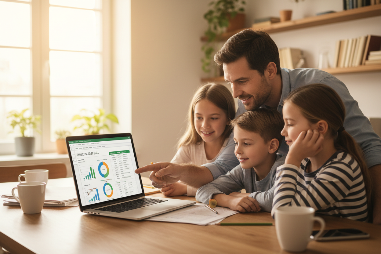 Family Budget & Money Manager | Excel Financial Planner