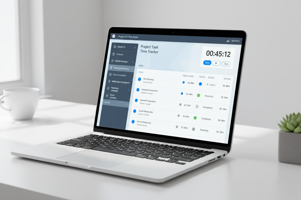 Project task & time tracker